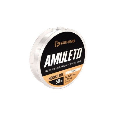 F-FISHING Леска Amuleto Clear 50м 0,133мм 1,65кг/3,6lb
