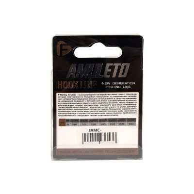 F-FISHING Леска Amuleto Clear 50м 0,153мм 2,19кг/4,8lb