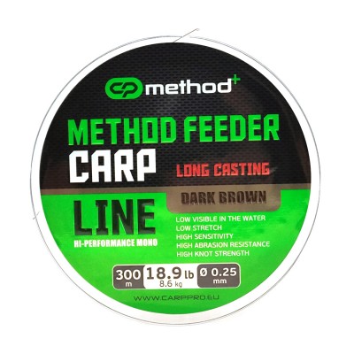 CARP PRO Леска Method+ Method Feeder Carp 300м 0.25мм