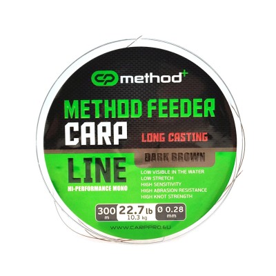 CARP PRO Леска Method+ Method Feeder Carp 300м 0,28мм