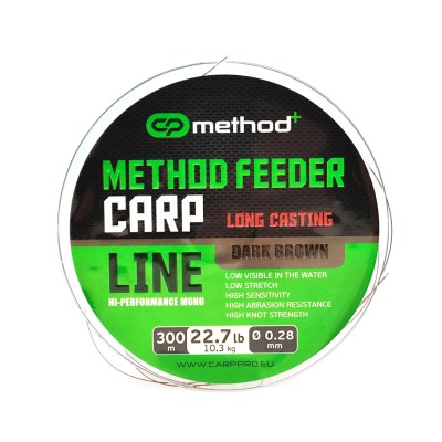 CARP PRO Леска Method+ Method Feeder Carp 300м 0.28мм