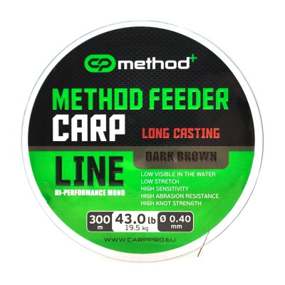 CARP PRO Леска Method+ Method Feeder Carp 300м 0,40мм