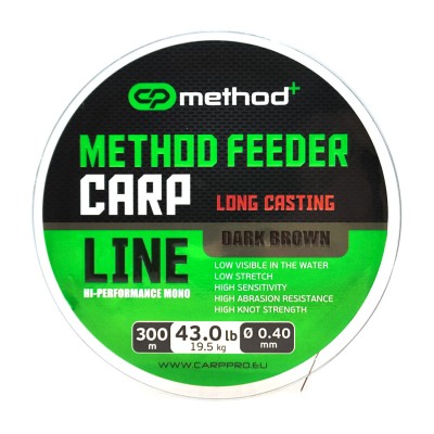 CARP PRO Леска Method+ Method Feeder Carp 300м 0.40мм