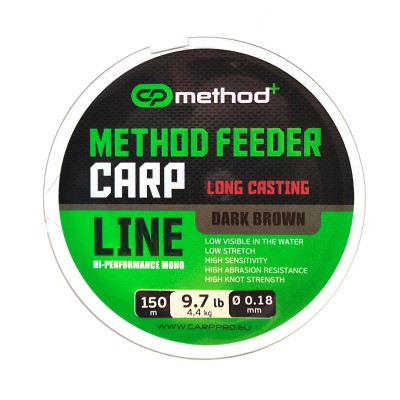 CARP PRO Леска Method+ Method Feeder Carp 150м 0,18мм
