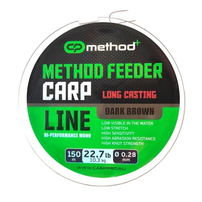 CARP PRO Леска Method+ Method Feeder Carp 150м 0,18мм