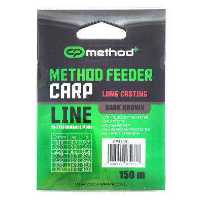 CARP PRO Леска Method+ Method Feeder Carp 150м 0,25мм