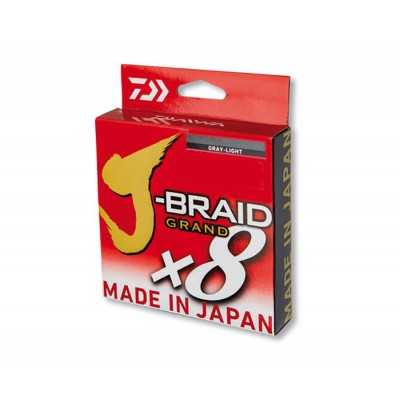 DAIWA Шнур J-Braid x8 135м Gray-Light 0.13мм 8.5кг