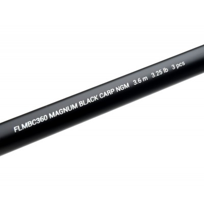 FLAGMAN Удилище карповое 3-х секц. Magnum Black Carp NGM 12' 3.25lb 30мм (Уценка)-УЦН1