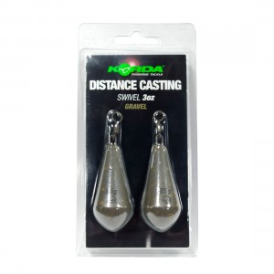 KORDA Грузило Distance Casting Swivel Gravel 3,0oz 84г