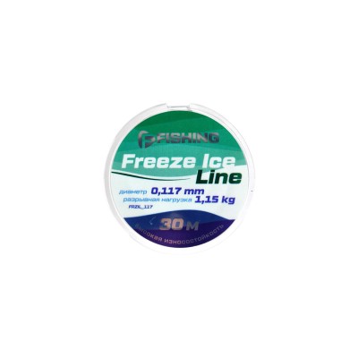 F-FISHING Леска Freeze Ice Line 30м 0,117мм 1,15кг