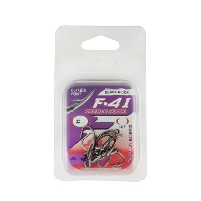 FLAGMAN Крючок тройной Treble hook F41 №4 5шт