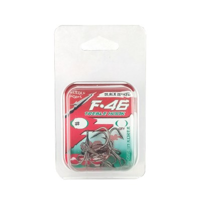 FLAGMAN Крючок тройной Treble hook F46 №2 5шт