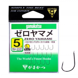 GAMAKATSU Крючок Zero Yamame №5 BN 15шт