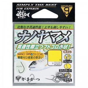 GAMAKATSU Крючок Nano Yamame Smooth Coat №4 B 19шт