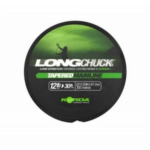 KORDA Леска Long Chuck Tapered Mainline Green 0,30-0,47мм 300м 12-30lb