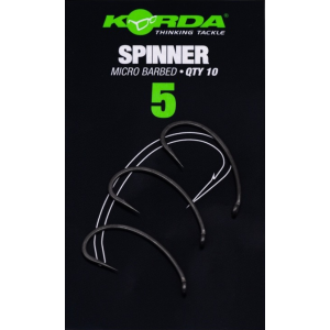 KORDA Крючок Spinner PTFE №5 с бородкой 10шт