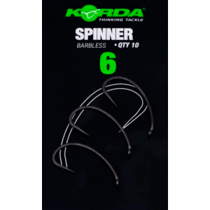 KORDA Крючок Spinner B PTFE №6 без бородки 10шт