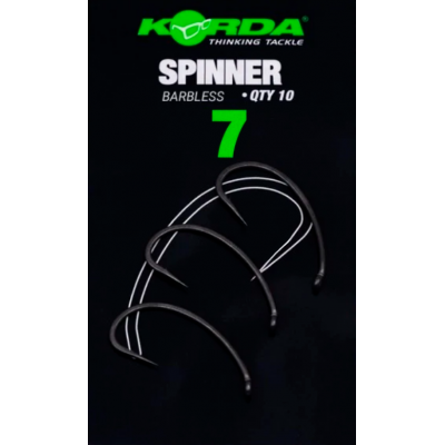 KORDA Крючок Spinner B PTFE №7 без бородки 10шт