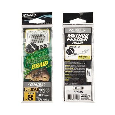 OWNER Оснастка готовая фидерная FDB-03 №8 d0.15мм 6шт