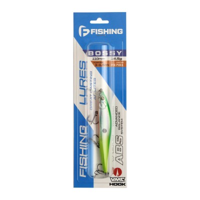 F-FISHING Воблер Bossy 110мм 14.5г 1.0-1.5м F1781 Плавающий