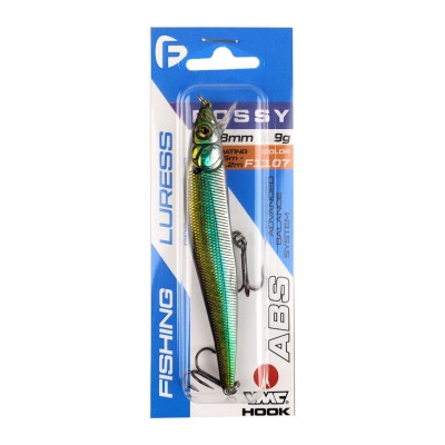F-FISHING Воблер Bossy 98мм 9г 0.5-1.2м F1107 Плавающий F-FISHING Воблер Bossy 98мм 9г 0.5-1.2м F1107 Плавающий