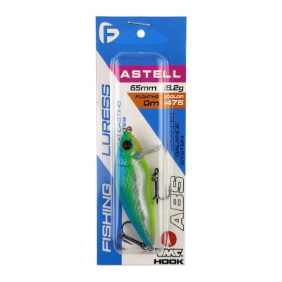 F-FISHING Воблер Astell 65F 65мм 8.2г 476 Плавающий