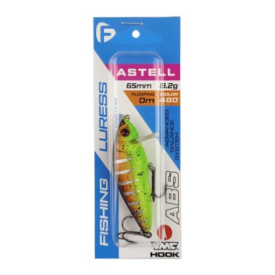 F-FISHING Воблер Astell 65F 65мм 8.2г 480 Плавающий