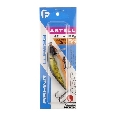 F-FISHING Воблер Astell 65F 65мм 8.2г 483 Плавающий