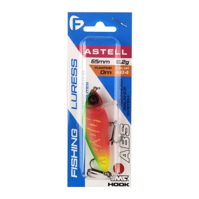 F-FISHING Воблер Astell 65F 65мм 8.2г 484 Плавающий