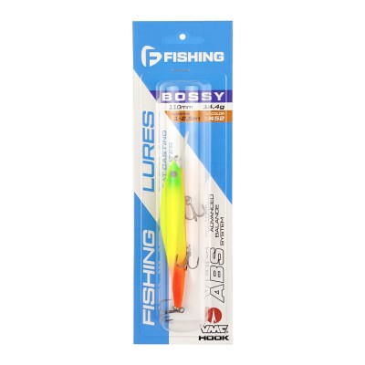 F-FISHING Воблер Bossy 110F-DR 110мм 14.4г 1.0-2.5м 452 Плавающий