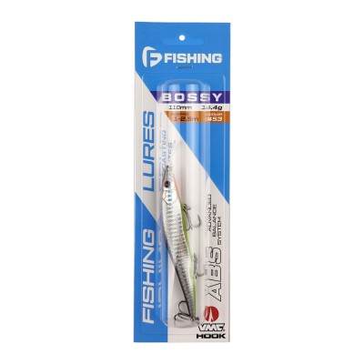 F-FISHING Воблер Bossy 110F-DR 110мм 14.4г 1.0-2.5м 453 Плавающий