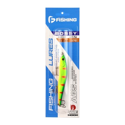 F-FISHING Воблер Bossy 110F-DR 110мм 14.4г 1.0-2.5м 476 Плавающий