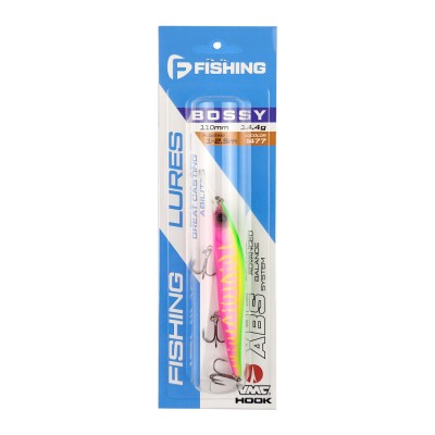 F-FISHING Воблер Bossy 110F-DR 110мм 14.4г 1.0-2.5м 477 Плавающий