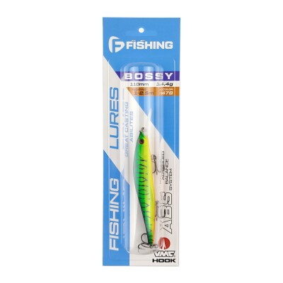 F-FISHING Воблер Bossy 110F-DR 110мм 14.4г 1.0-2.5м 478 Плавающий