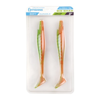 F-FISHING Виброхвост Big Shad 8" #005 20см 2шт F-FISHING Виброхвост Big Shad 8" #005 20см 2шт