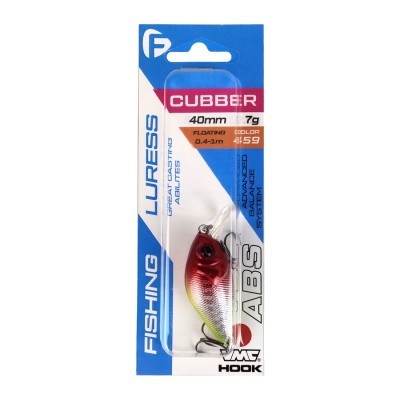 F-FISHING Воблер Cubber 40F 40мм 7г 0.4-1.0м 459 Плавающий F-FISHING Воблер Cubber 40F 40мм 7г 0.4-1.0м 459 Плавающий