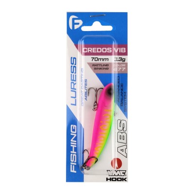 F-FISHING Воблер Credos Vib 70S 70мм 13г 477 Тонущий