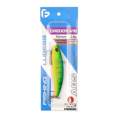 F-FISHING Воблер Credos Vib 70S 70мм 13г 479 Тонущий