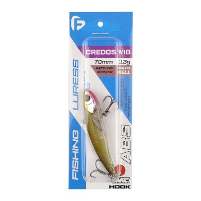 F-FISHING Воблер Credos Vib 70S 70мм 13г 481 Тонущий