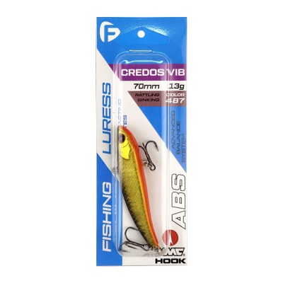 F-FISHING Воблер Credos Vib 70S 70мм 13г 487 Тонущий