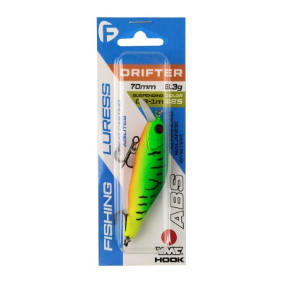 F-FISHING Воблер Drifter 70мм 8.3г 0.3-1.0м 485 Суспендр