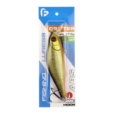 F-FISHING Воблер Drifter 90мм 17.5г 0.5-2.0м 487 Суспендр