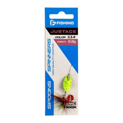 F-FISHING Блесна Justace 2.8г цвет 114 F-FISHING Блесна Justace 2.8г цвет 114