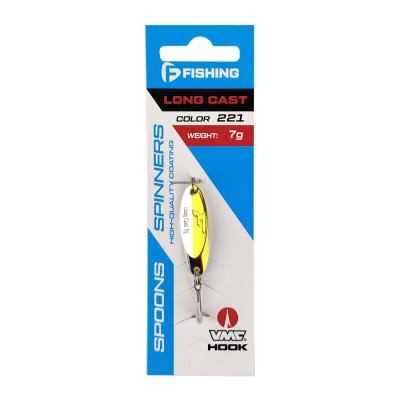 F-FISHING Блесна Long Cast 7г цвет 221