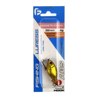 F-FISHING Воблер Magnetic Crank 38F 38мм 4г 0.5-1.0м F102 Плавающий F-FISHING Воблер Magnetic Crank 38F 38мм 4г 0.5-1.0м F102 Плавающий