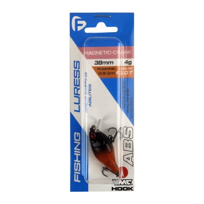 F-FISHING Воблер Magnetic Crank 38F 38мм 4г 0.5-1.0м F107 Плавающий F-FISHING Воблер Magnetic Crank 38F 38мм 4г 0.5-1.0м F107 Плавающий