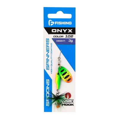 F-FISHING Блесна Onyx 3г цвет 102 F-FISHING Блесна Onyx 3г цвет 102