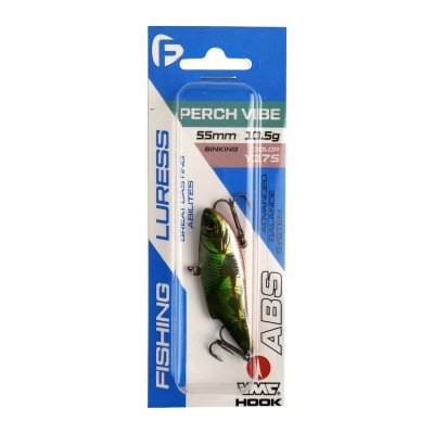 F-FISHING Воблер Perch Vibe 55мм 10.5г Y175 Тонущий