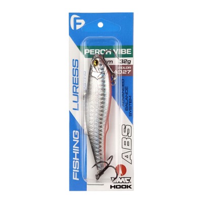 F-FISHING Воблер Perch Vibe 90мм 32г A027 Тонущий