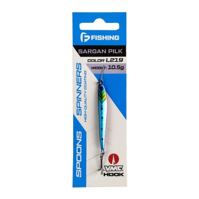 F-FISHING Пилькер Sargan pilk 10.5г 55мм цвет L219